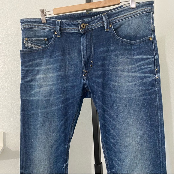 Diesel Thavar Slim Skinny Jeans Size Men’s 36 x 32 Wash 0850K - Picture 5 of 14